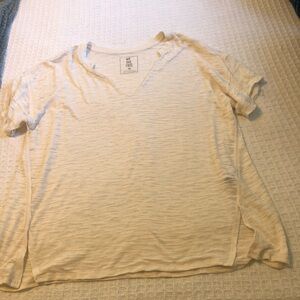 We The Free short sleeved shirt with small slots on the sides